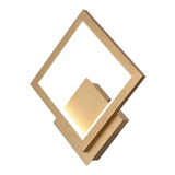 Arandela Led Design Moderno 12w Alumínio 3 Em 1 Cor Dourado