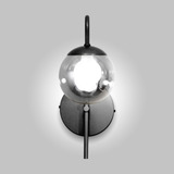 Arandela Luminalux Alx0052 Colonial Preto Globo