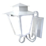 Arandela Luminária Colonial Antiga Quadrada L5b Branca Cor Branco 110v/220v