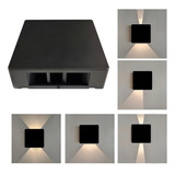 Arandela Preta Ajustavel Parede Led Integrado 3w Slim Cor Preto Bivolt