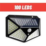 Arandela Solar 100 Leds C/ Sensor
