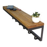 Arara Cabideiro 70cm Cor Preto