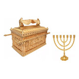 Arca Da Aliança Plástica 30cm + Candelabro Grande #