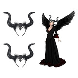  Arco Chifre Malévola Cosplay Fantasia Halloween Carnaval