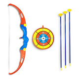 Arco E Flecha Infantil Com Ventosa Alvos E Bolsa Promoção 