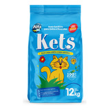 Areia De Gato Higiênica Sanitária Kets Peso 12kg Para Gatos