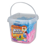 Areia Divertida Baldinho Animais Sortido - Dm Toys