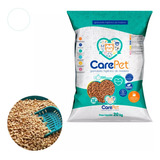 Areia Granulado De Madeira Para Gatos Care Pet Premium 20kg