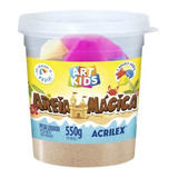 Areia Mágica Cinética Art Kids Natural 550g - Acrilex