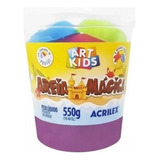 Areia Mágica Cinética Art Kids Roxo 550g - Acrilex
