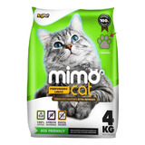 Areia P/gato Higiênica Granulado Sanitário Mimocat Limão 4kg X 4kg De Peso Neto Y 4kg De Peso Por Unidade