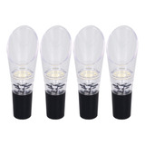 Arejador De Vinho De Bar 4pcs Pourer Pc Eco Friendly Decante