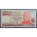 Argentina: Antiga Cédula 10.000 Pesos De