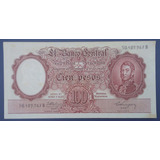 Argentina: Bela Cédula 100 Pesos 1959-60 S/fe - Bem Escassa