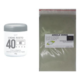 Argila Verde 500g E Creme Rugas Colágeno Vita E 40 Anos