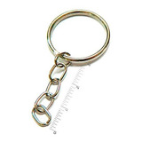 Argola De Chaveiro C Corrente-22mm Níquel-1000 Pçs+argolinha