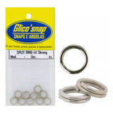 Argola Glico Split Ring 4x Strong 35lb Para Isca Artificial