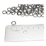 Argola Inoxidável - Split Ring - 8mm - 50 Unidades