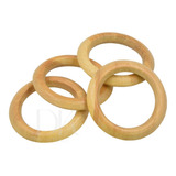 Argola Madeira Pct Com 25 Unidades Cerejeira N2 Cortina