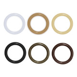 Argolas Para Cortina Varão 28mm Kit 100 Peças Varias Cores