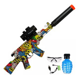 Arma Brinquedo Orbeez Rifle Akm Amarelo