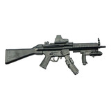 Arma Escala 1/6 Para Hot Toy Ou Falcom Rifle Mp5-sd5 14cm