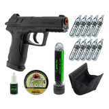 Arma Pressão Semiautomática Gamo C-15 + Porta Munição + Kit