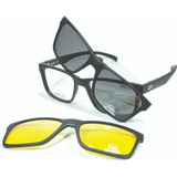 Armação Oculos Grau Hb Preto 0339