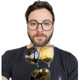 Armação Oculos Grau Solar Osônio Prime Clip On Original