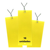Armadilha Adesiva Yellow Trap Insetos Voadores Gnatis Kit 10