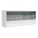 Armário Aéreo 120cm 2 Portas Vidro