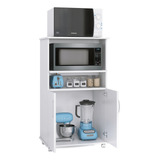 Armário Balcao 2 Portas P Cozinha Microondas Forno Multiuso