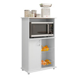 Armário Balcão Para Cozinha Com Fruteira Nt 3075 Notavel 1 Porta Branco