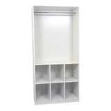 Armário Cabideiro Colmeia 100 mdf loja roupas brecho arara