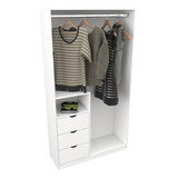 Armário Cabideiro Gaveta Misto M11 100% Mdf Closet / Arara
