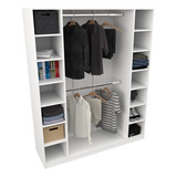 Armário Colmeia Cabideiro Livia M7 100% Mdf (closet Loja)