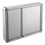 Armario Espelheira 2 Portas Perfil Aluminio