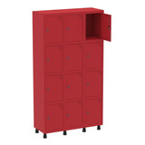 Armário Guarda Volume Locker Roupeiro 12 Portas Aço Grp Wt