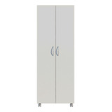 Armario Lavanderia Modelo Arezzo 1,60m + Rodinhas Cor Branco