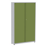 Armário Registrador Aço 2 Portas Rpcp Cinza/verde Fgwt