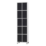 Armário Roupeiro De Aço 10 Portas Para Vestiário Color