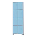 Armário Vestiário Roupeiro Locker De Aço 8 Portas Colorida