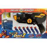 Arminha Dart Z Blaster Tipo Nerf C/ Bolinhas Em Gel E Dardos