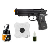 Arminha Metal Spring Taurus Pt92 Airsoft + Bbs + Alvo + Óleo