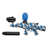 Arminha Rifle De Bolinhas De Gel Elétrica Akm Orbeez - Azul