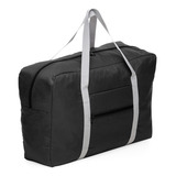 Arn Bolsa Compras Reforçada Sacoleiro Grande Vira Estojo Cor Preto Liso