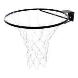 Aro Basquete Cesta Preto Adulto + Rede