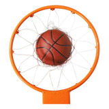 Aro Basquete Tamanho Oficial Cesta Basketball 45cm C/ Rede