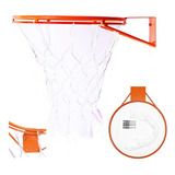 Aro Cesta De Basquete Tamanho Oficial 45cm E Rede Chuá - New