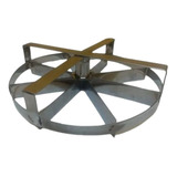 Aro Cortador De Pizza Doce 35cm 10 Fatias Alça Noguemac